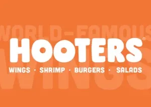 Hooters digital gift card available on Giftcardflix