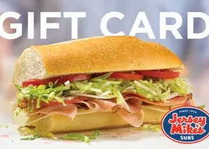 Jersey Mike's digital gift card available on Giftcardflix